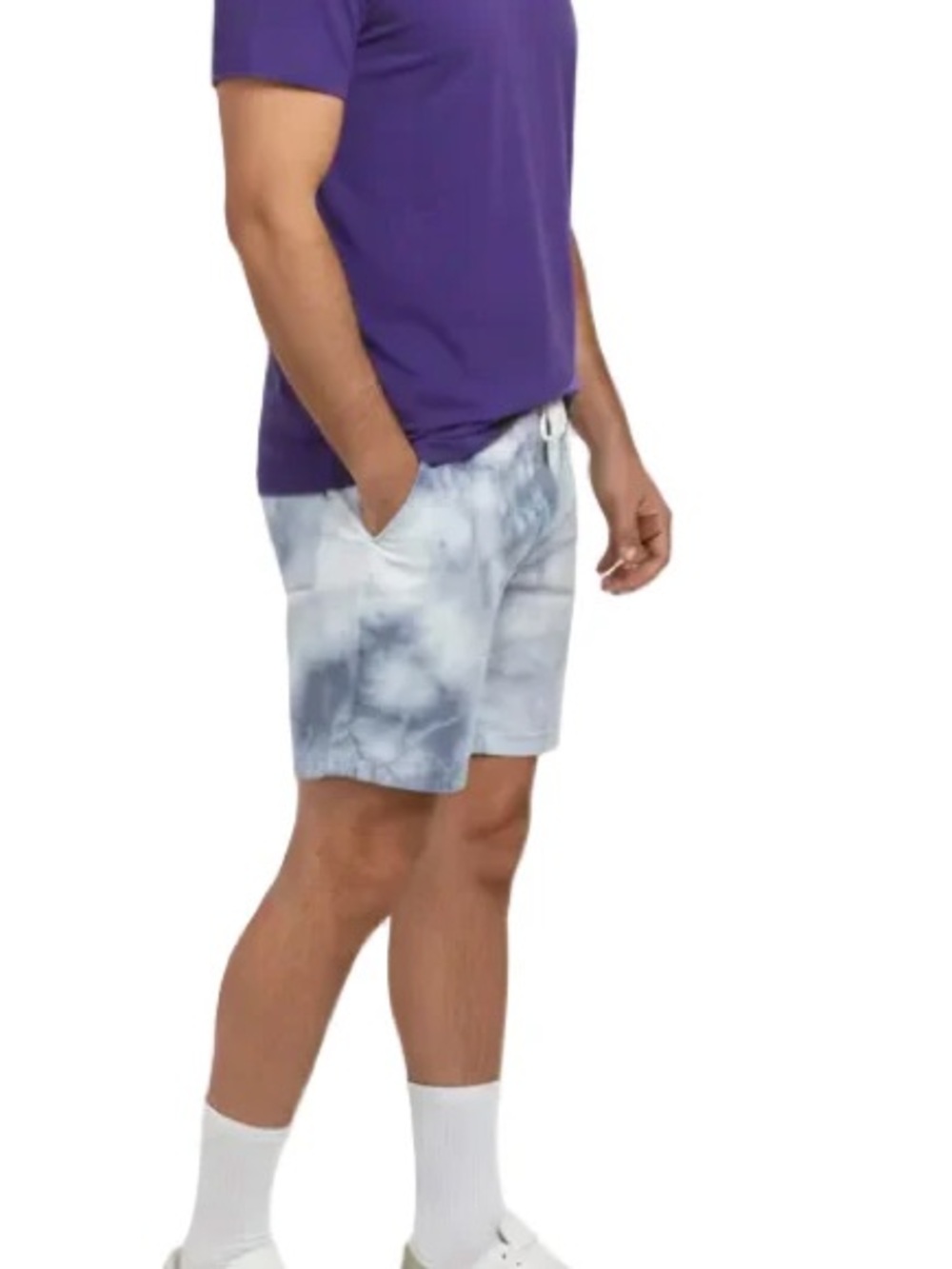 Pacsun corduroy shorts tie dye bottoms slim retro street wear skater fashion